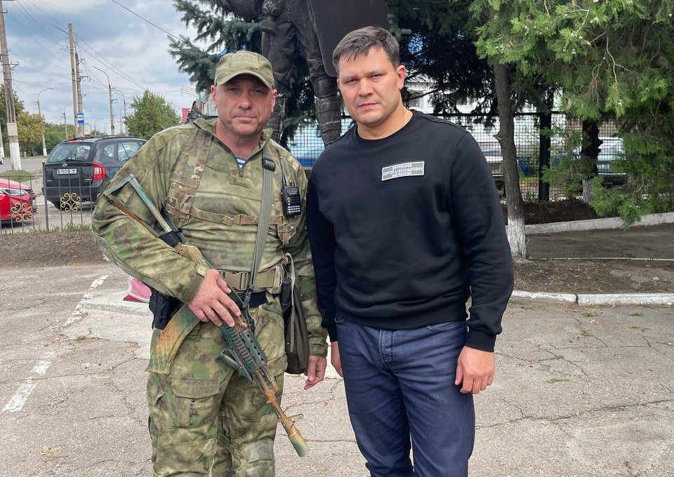 Мэр Вологды Сергей Воропанов посетил Донбасс