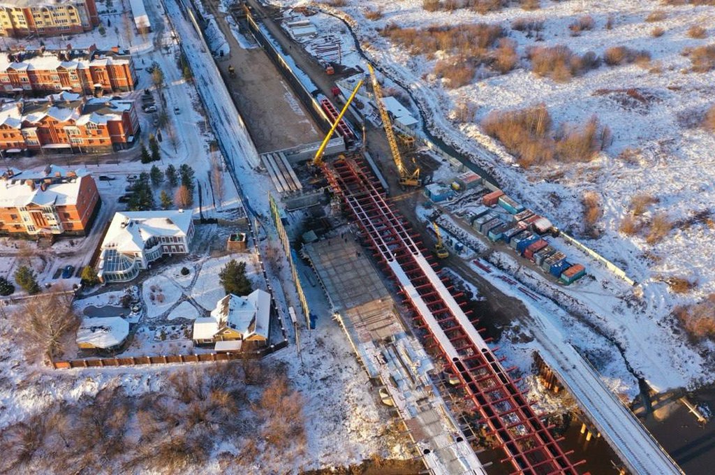 Мэр Вологды доложил о ходе строительства Некрасовского моста