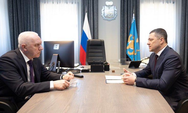 Александр Гуцан и Михаил Ведерников обсудили ключевые вопросы развития региона