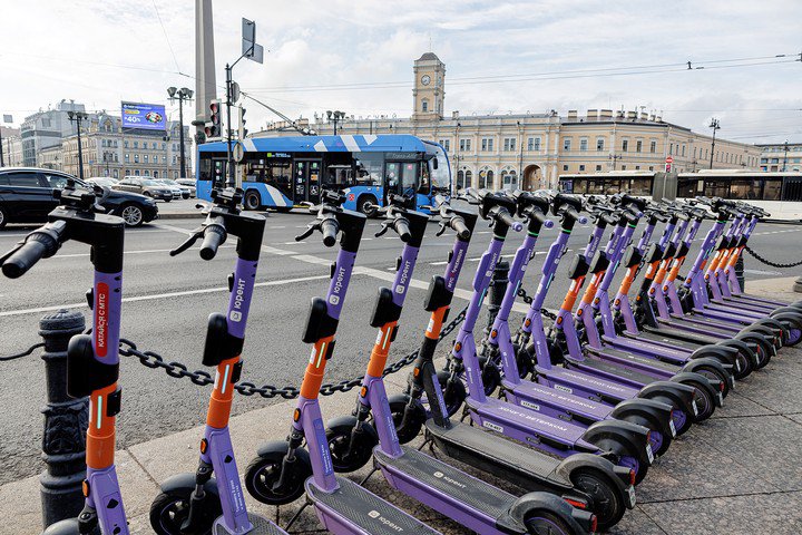 Прокат самокатов в Петербурге теперь будет возможен только при сухой и тёплой погоде